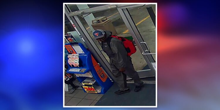 League City police seek robbery suspect accused of tying up, pepper spraying store clerk