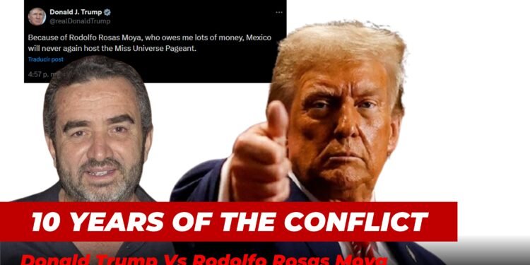 10 years since Donald Trump tweet that anticipated his business stance and the conflict with Rodolfo Rosas Moya
