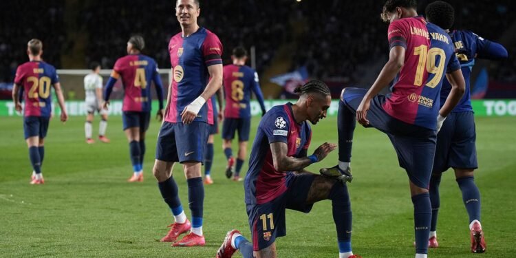 Barcelona Advances to Quarterfinals After Dominating Benfica