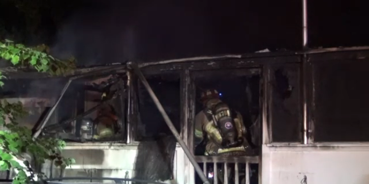 Firefighters find man dead after battling flames at trailer home in north Houston
