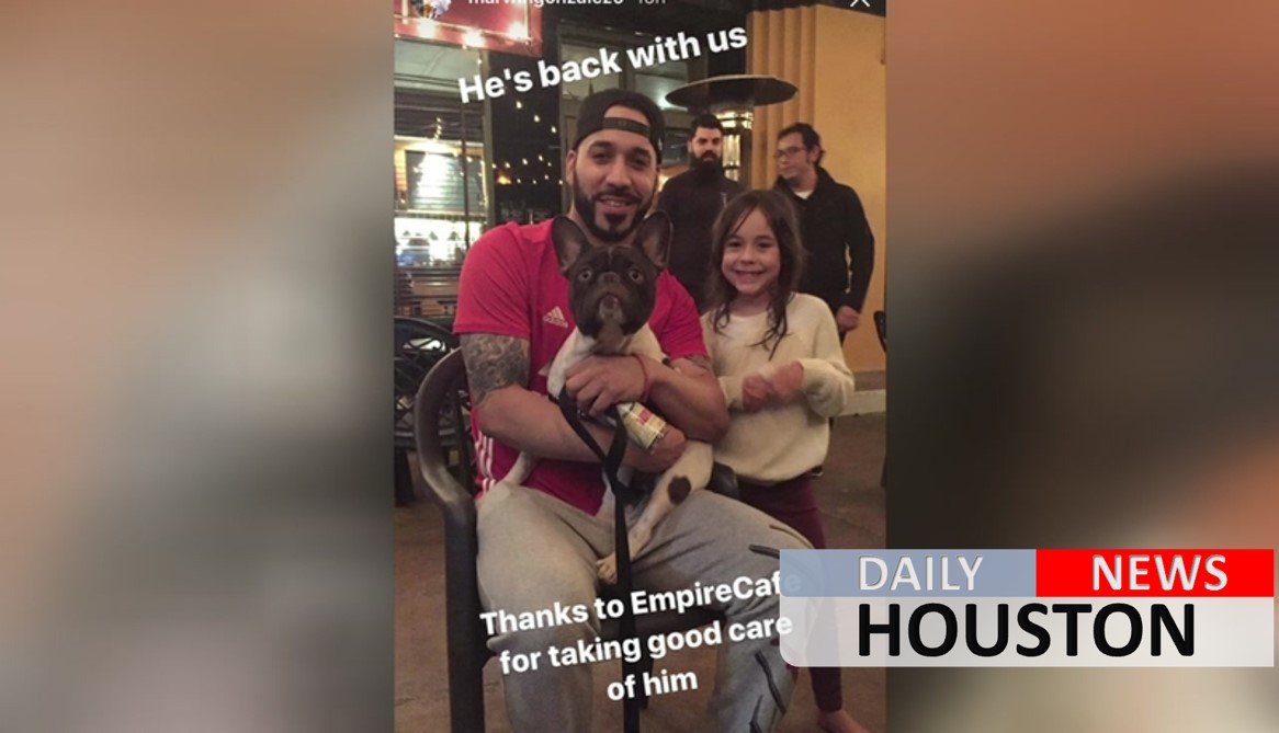 LOST & FOUND: Astros’ Marwin Gonzalez reunites with dog