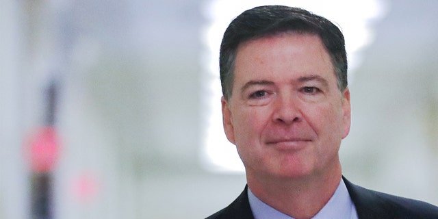 Former FBI Director James Comey reacts to Trump indictment