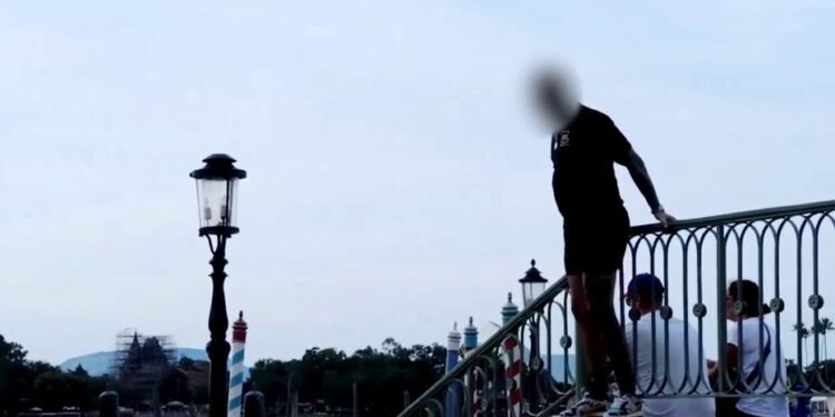 Man jumps into Disney World’s EPCOT lagoon after $6,000 bet