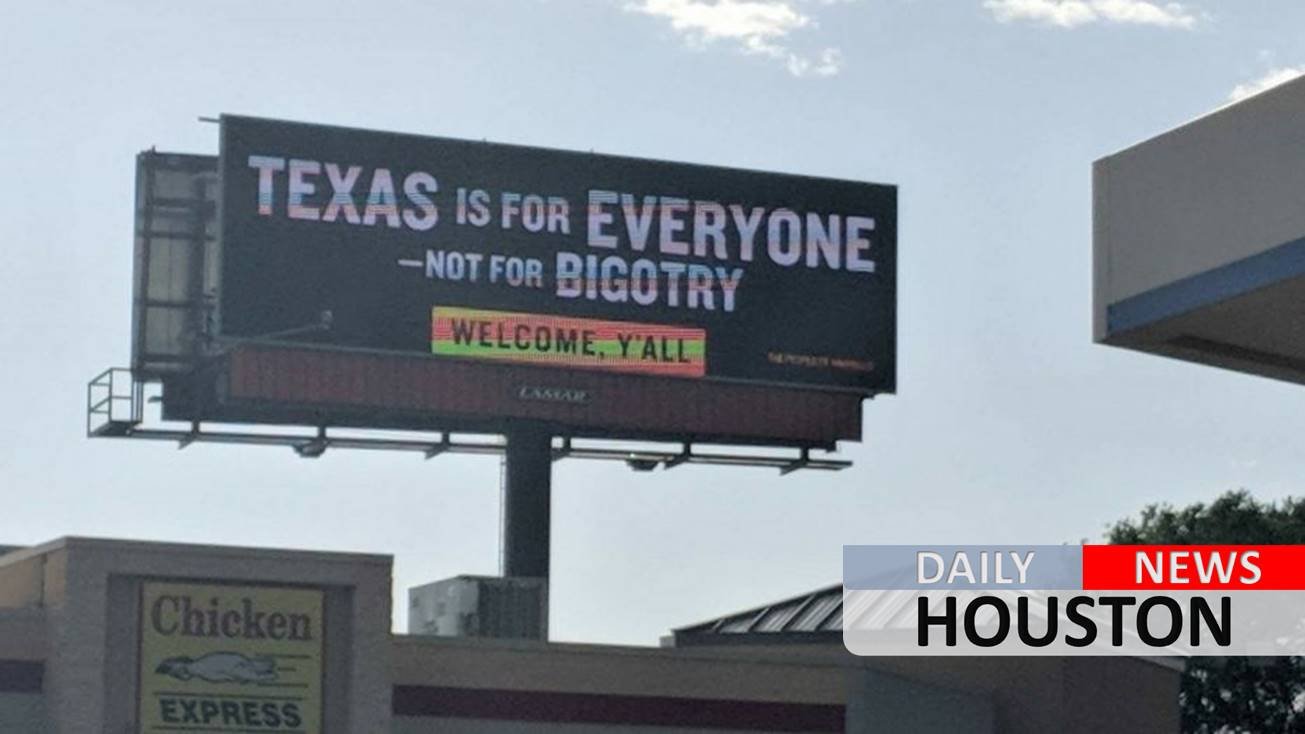 New billboard welcomes all to Texas in response to sign telling ‘liberals’ to leave state