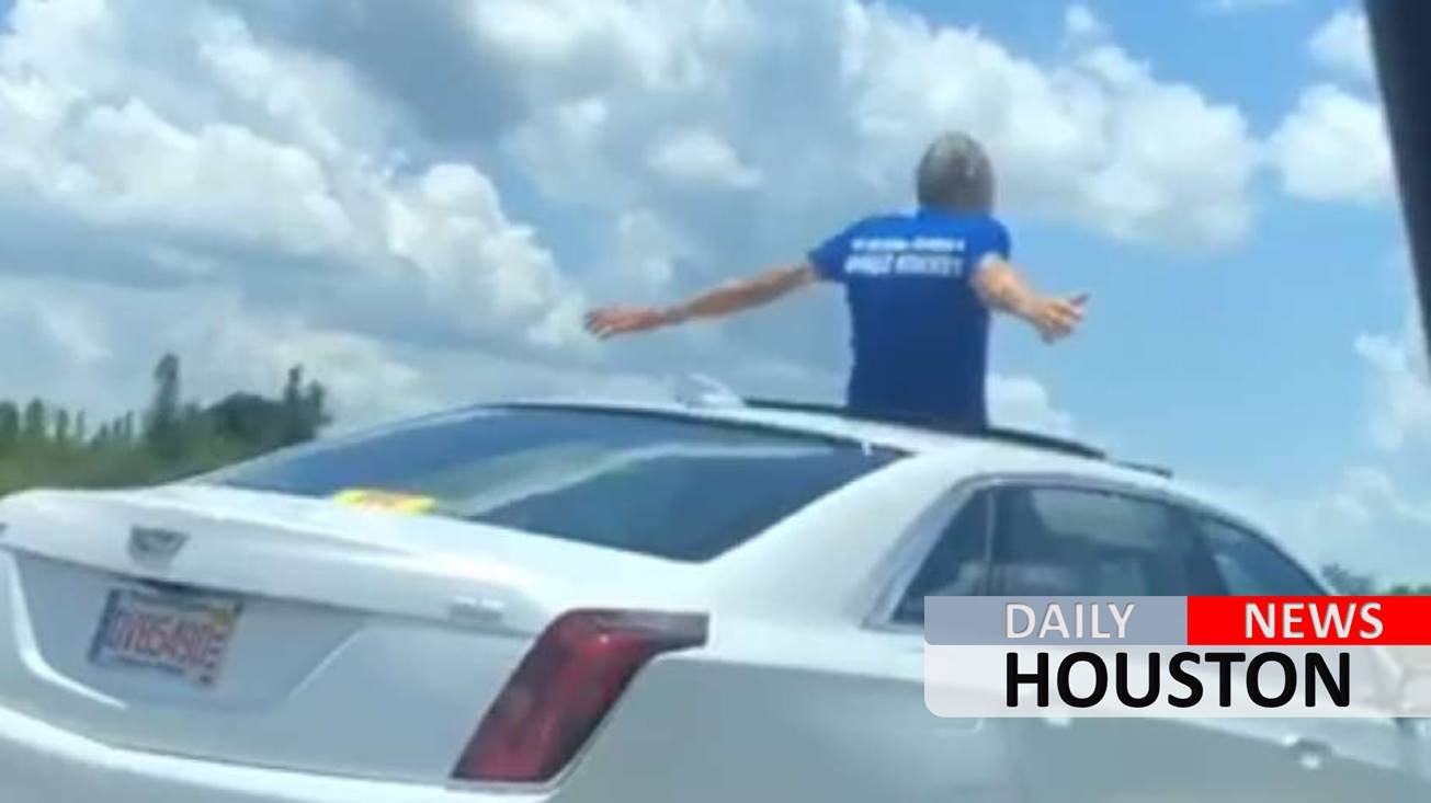 Florida man says he would rather ‘go to jail’ than to his wife as he gets caught driving on sunroof