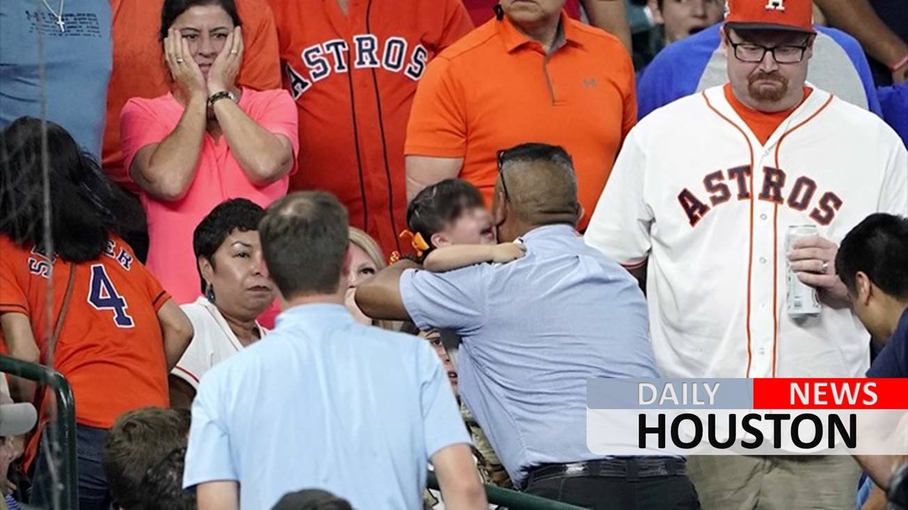 Girl, 2, hit by foul ball at Astros game suffered skull fracture