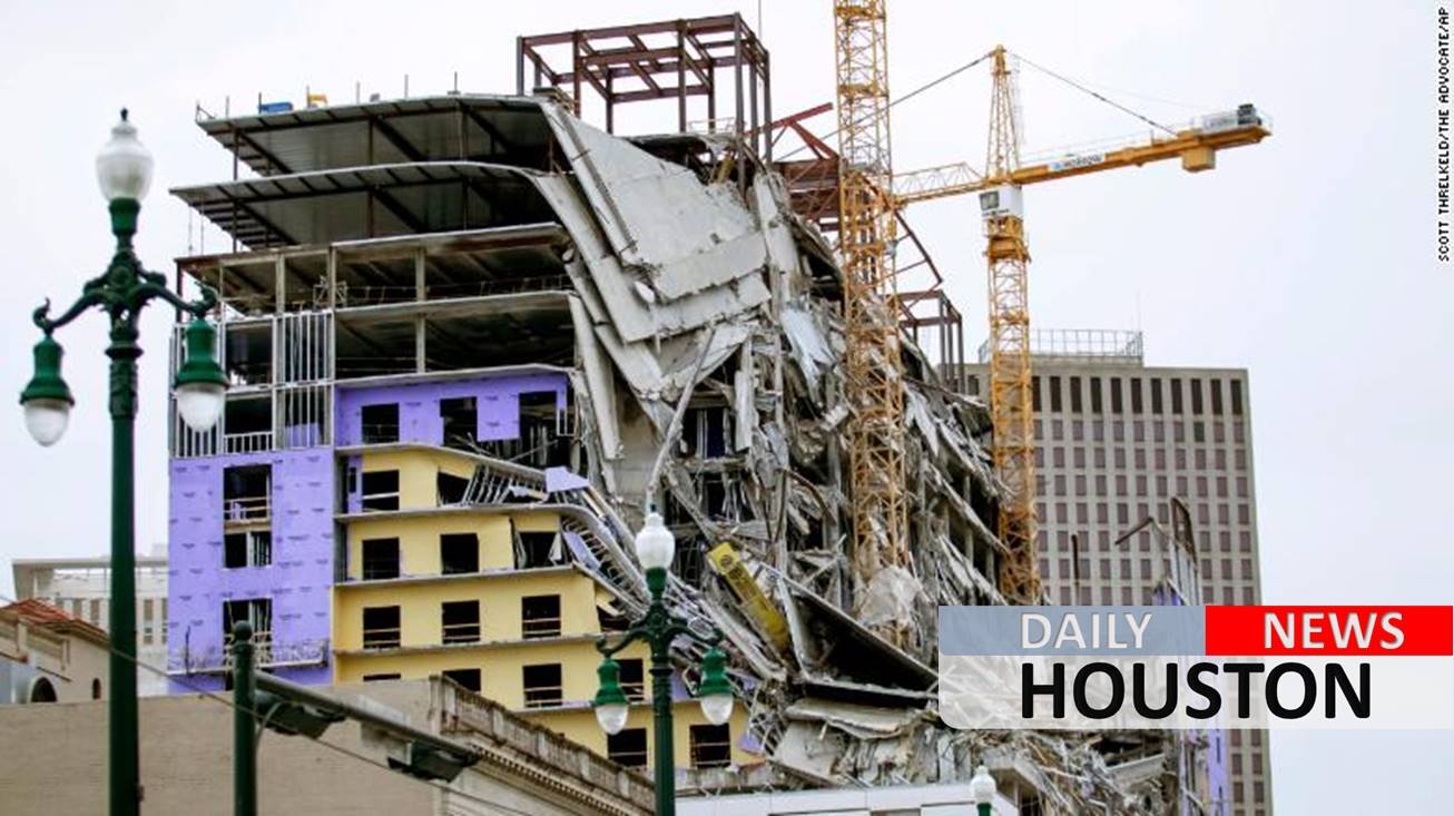 New Orleans Hard Rock hotel under construction collapses; at least 1 dead, multiple injured