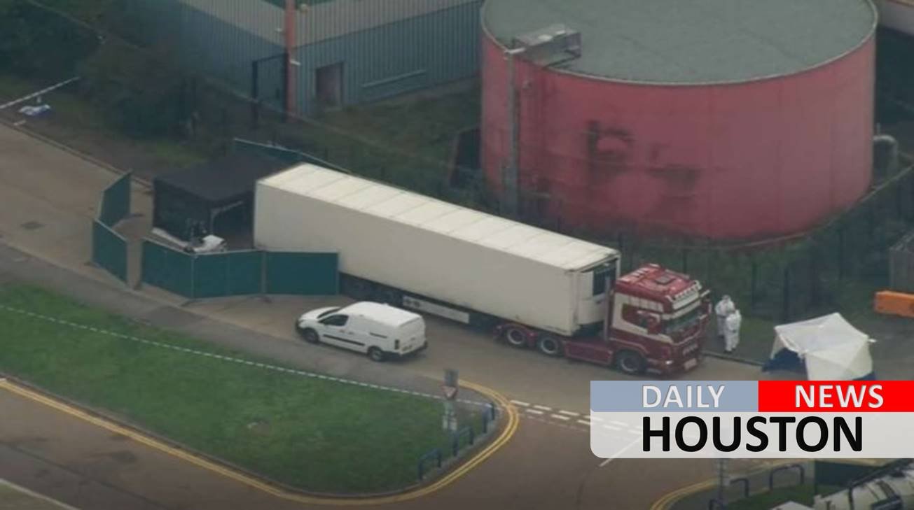 39 bodies found in back of truck in southeastern England, suspect arrested