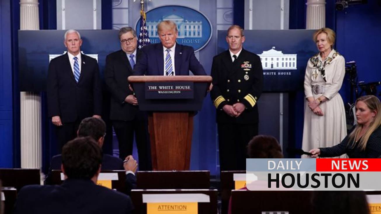 Trump defends early coronavirus actions in contentious briefing, as Fauci regrets ‘poor choice of words’