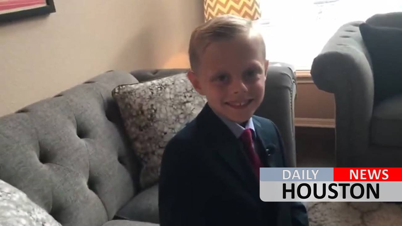 Good Morning America’s Michael Strahan comes through for Katy first-grader teased for wearing suits to class