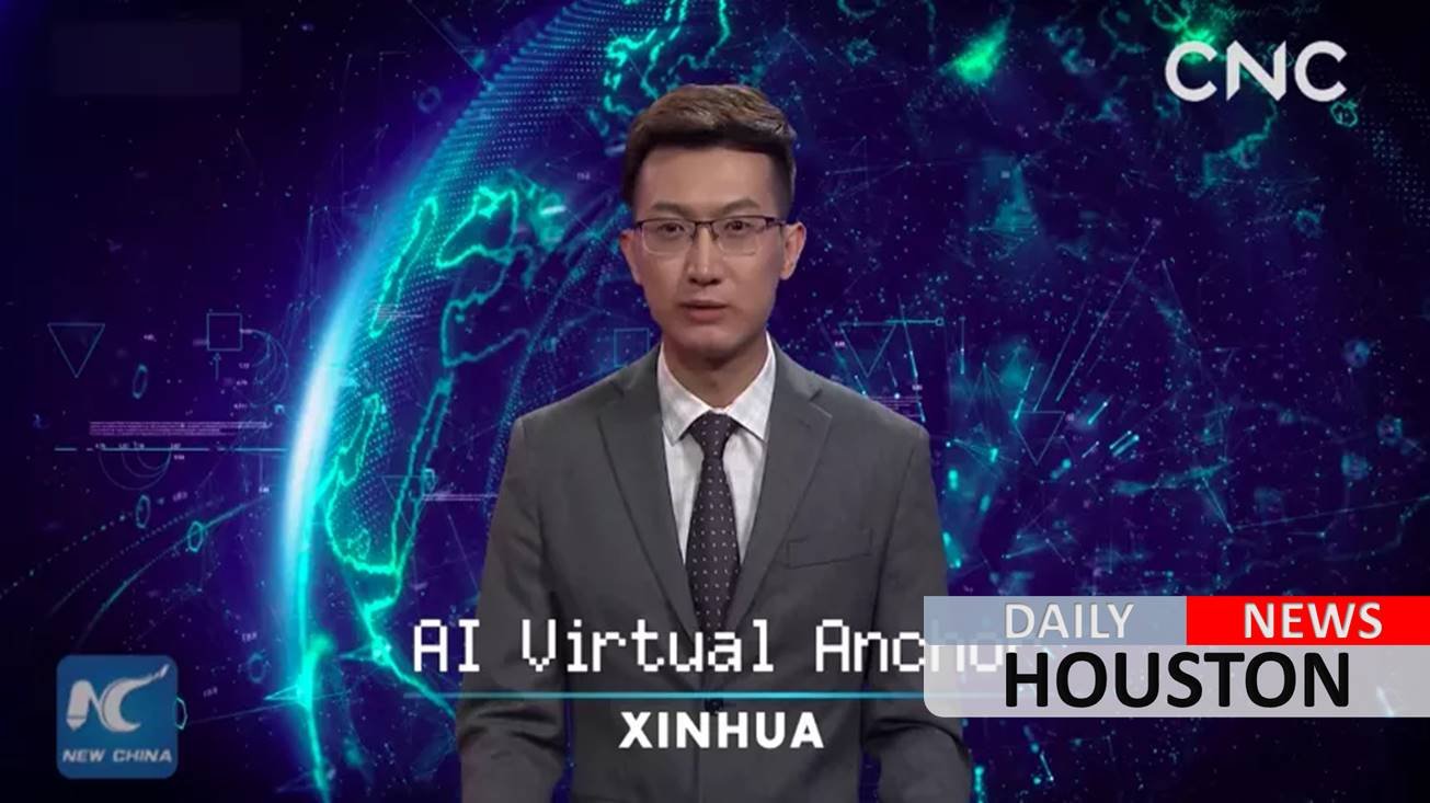 China develops virtual, AI newsperson that looks human