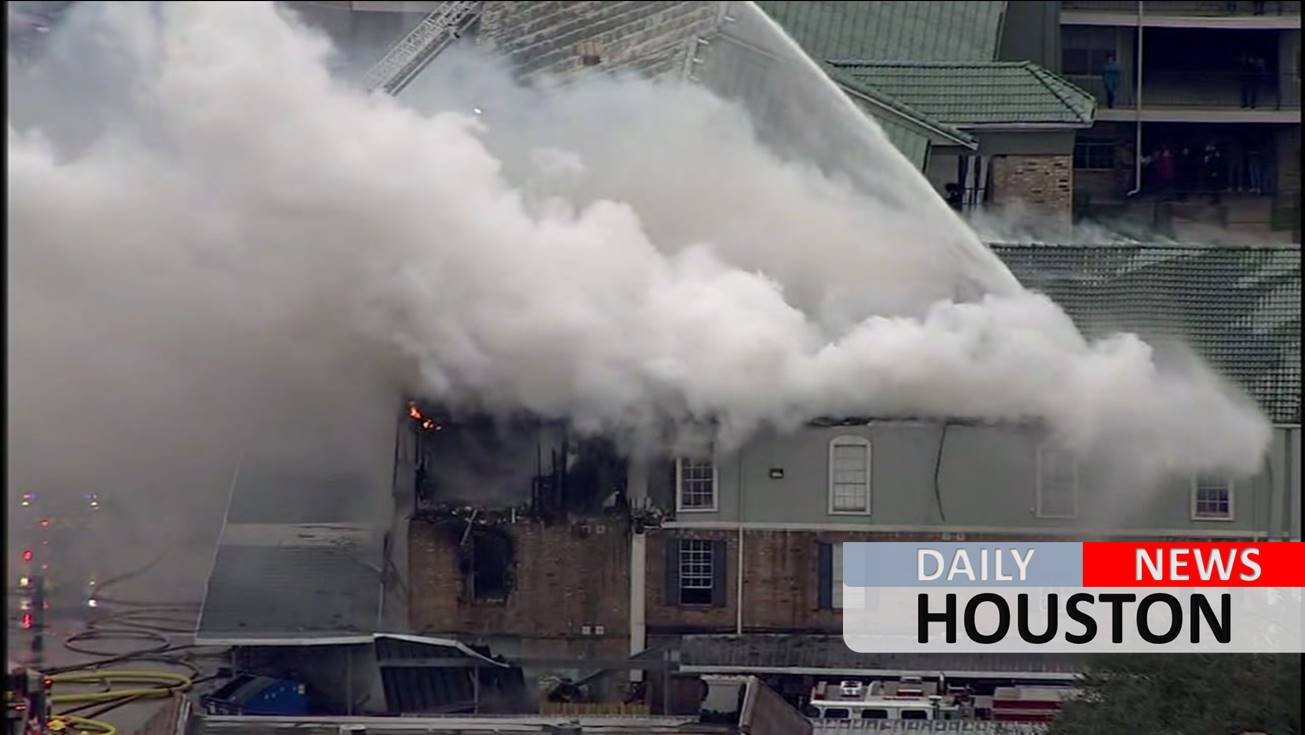 Large apartment fire displaces families in midst of cold temperatures in west Houston