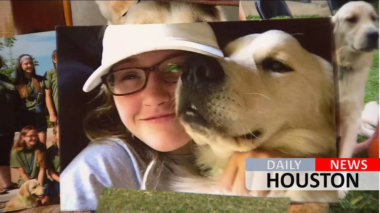 Texas teen’s service dog shot to death outside her home