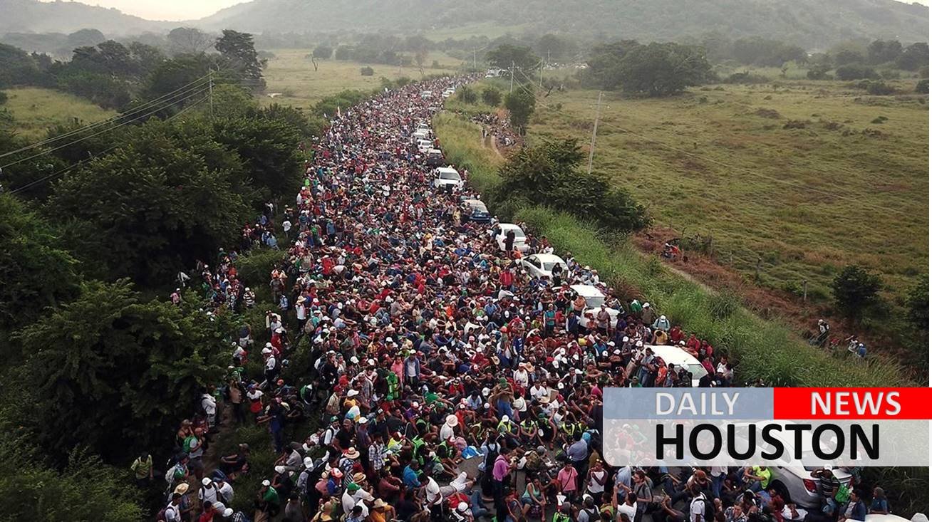 Caravan migrants begin to breach border as frustration with slow asylum process grows