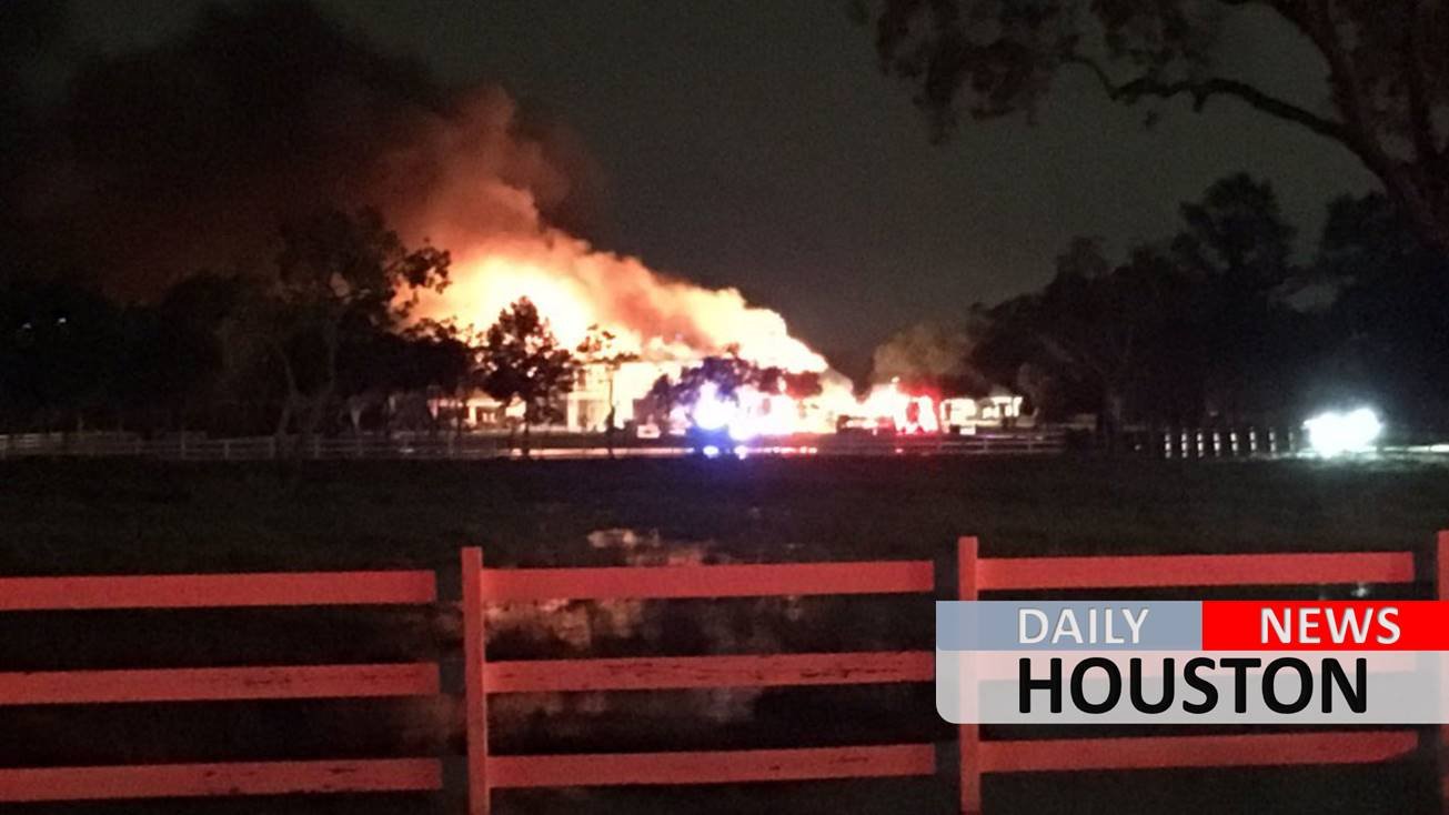 Friendswood mansion once known as White House ranch destroyed in fire during severe storms