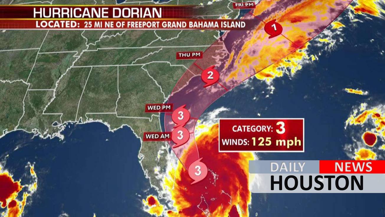 Hurricane Dorian downgraded to Category 2 storm, continues its assault on the Bahamas