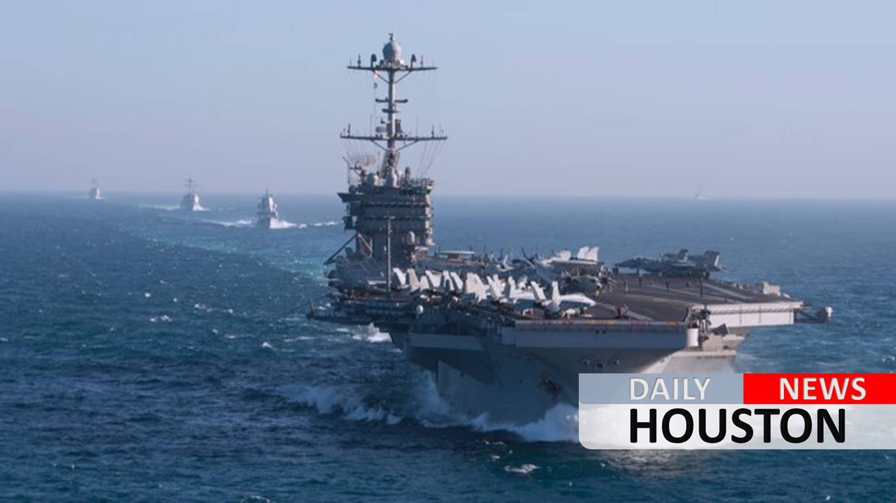 Navy carrier strike group deploys – without its aircraft carrier