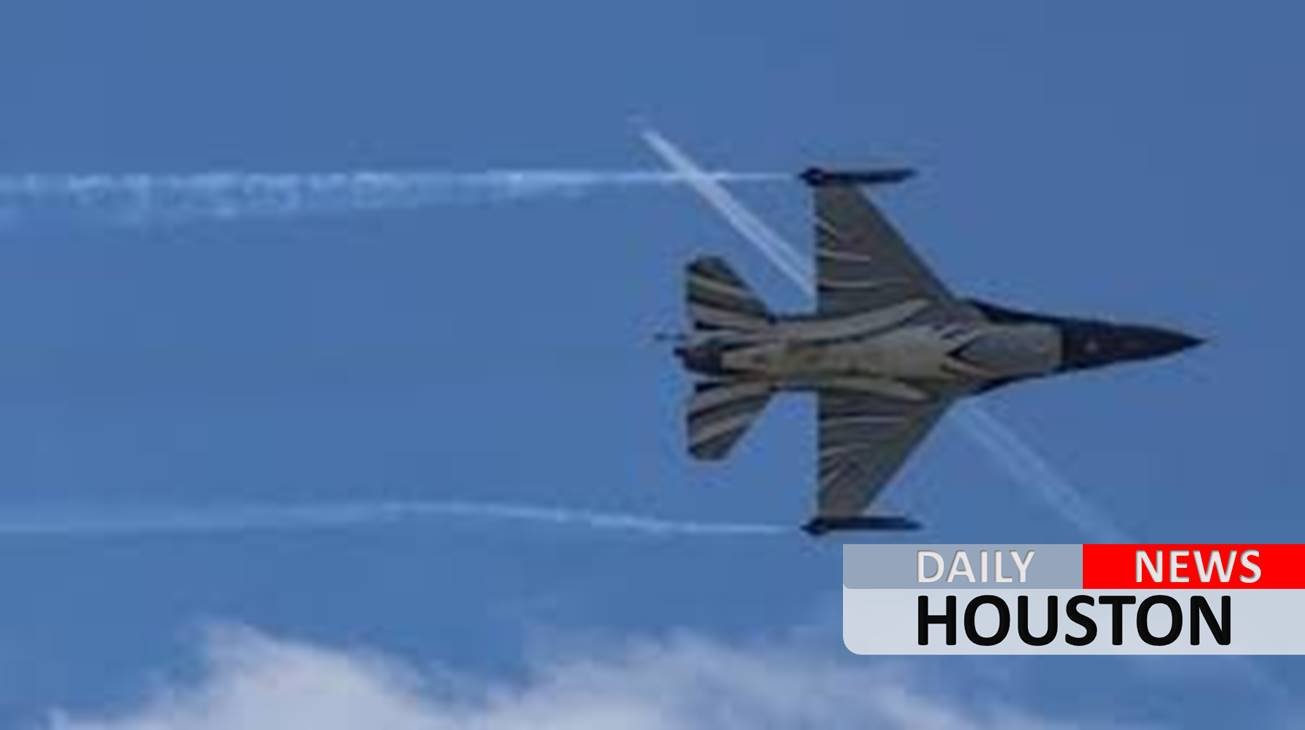 Belgian F-16 fighter jet crashes in France; pilot trapped hanging from power line