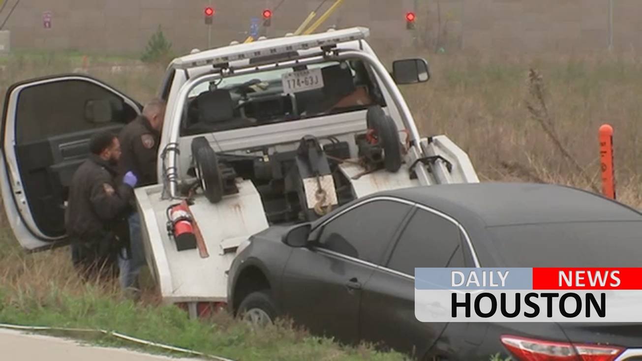 Deputies responding to crash call find wrecker driver shot