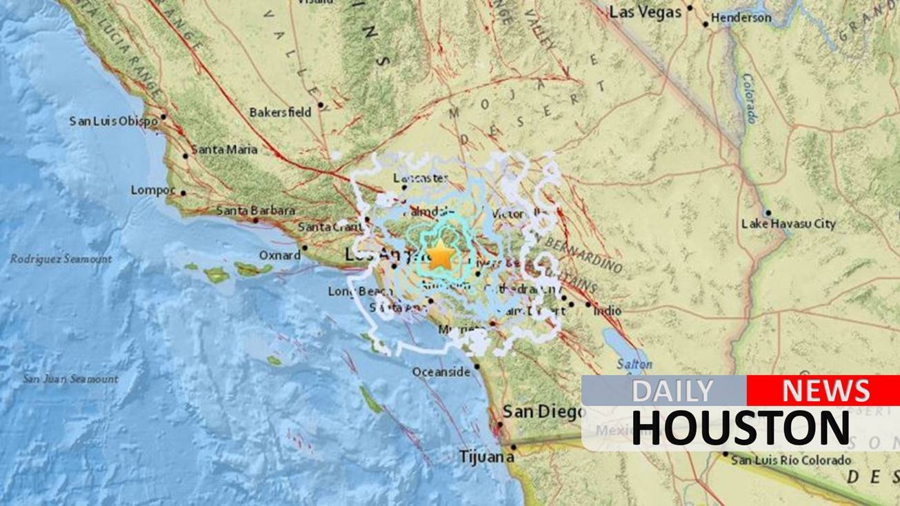 Earthquake east of Los Angeles hits magnitude 4.4