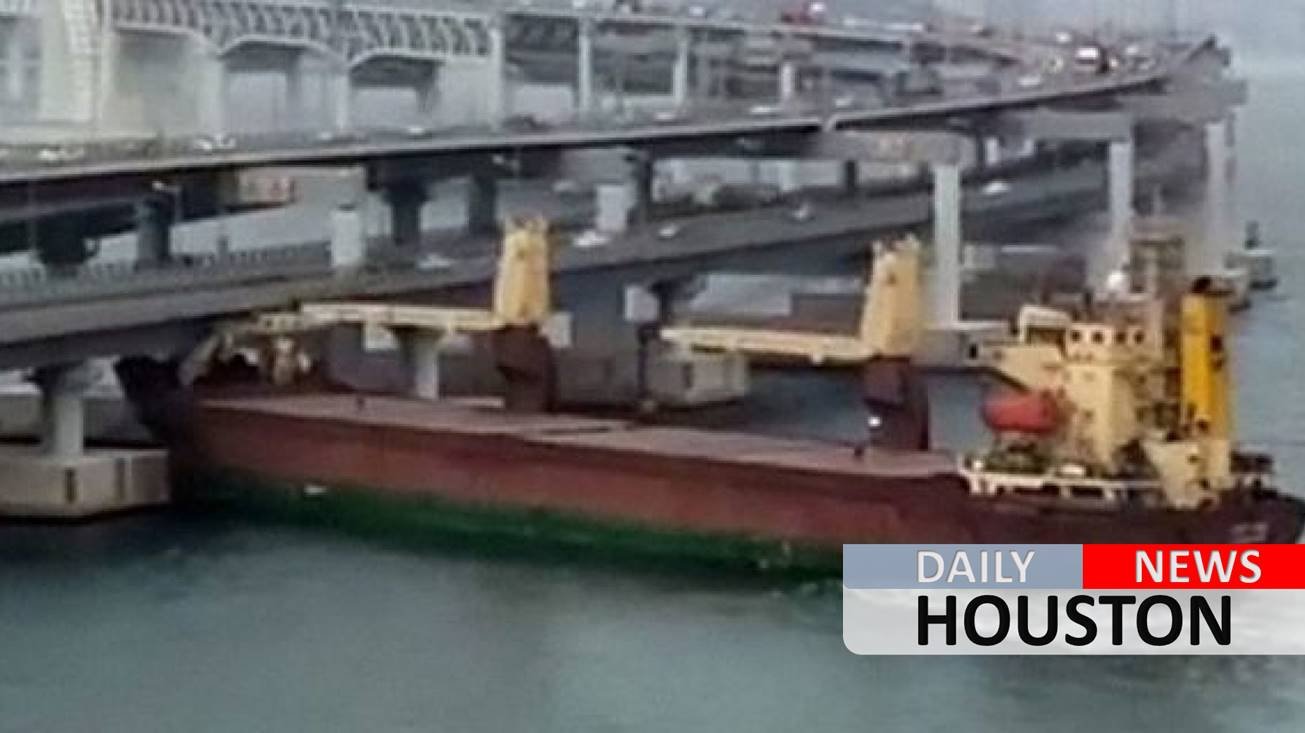‘Drunk’ Russian sailor crashes massive cargo ship into South Korean bridge