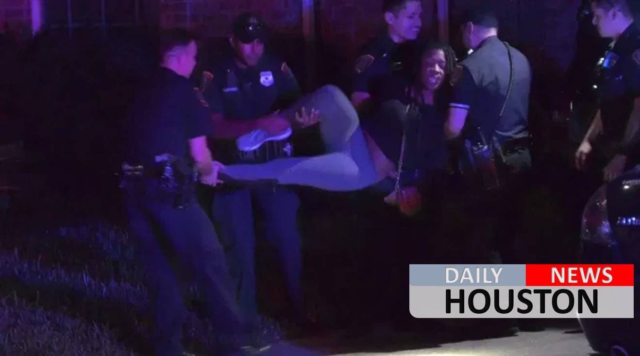 Woman throws glass inside restaurant before sparking police chase and standoff in west Houston