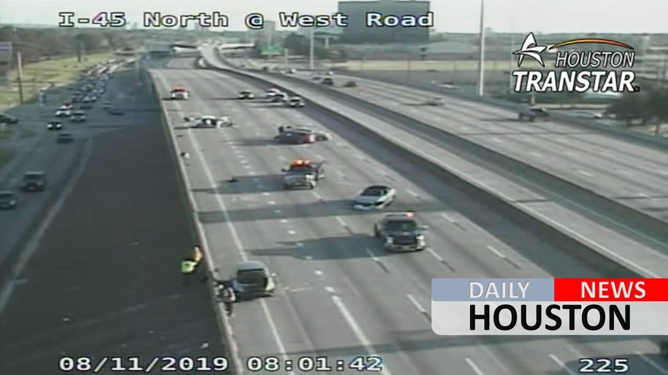 Man loses leg while changing tire on North Freeway causing chain-reaction crash