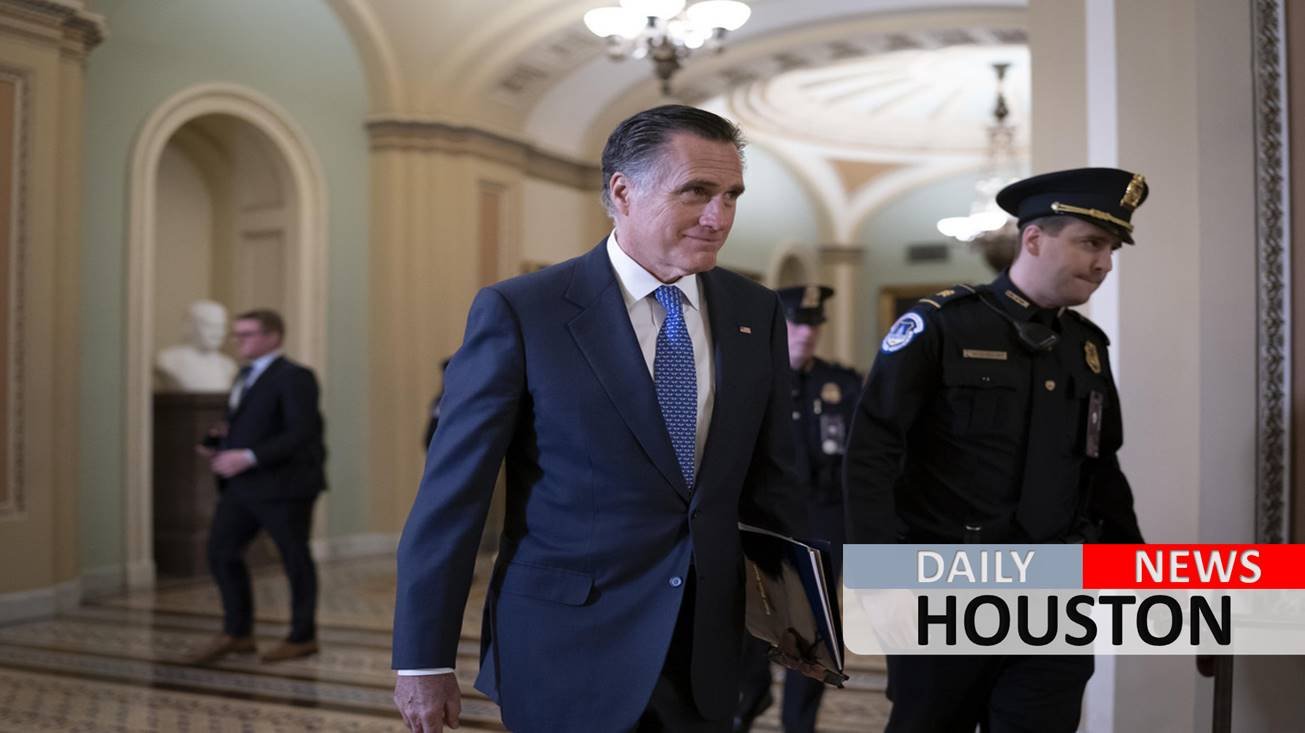 Sen. Mitt Romney will vote to convict Trump, breaking with fellow Republicans