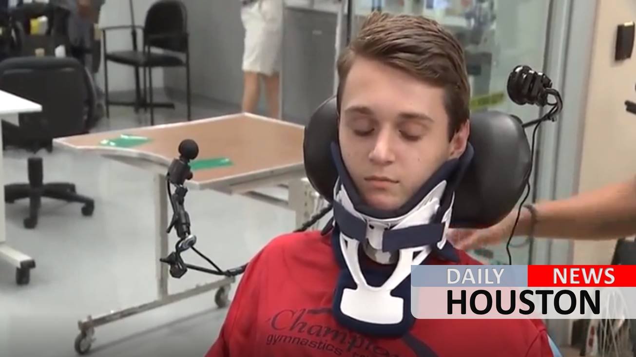 Freak accident leaves gymnast disabled