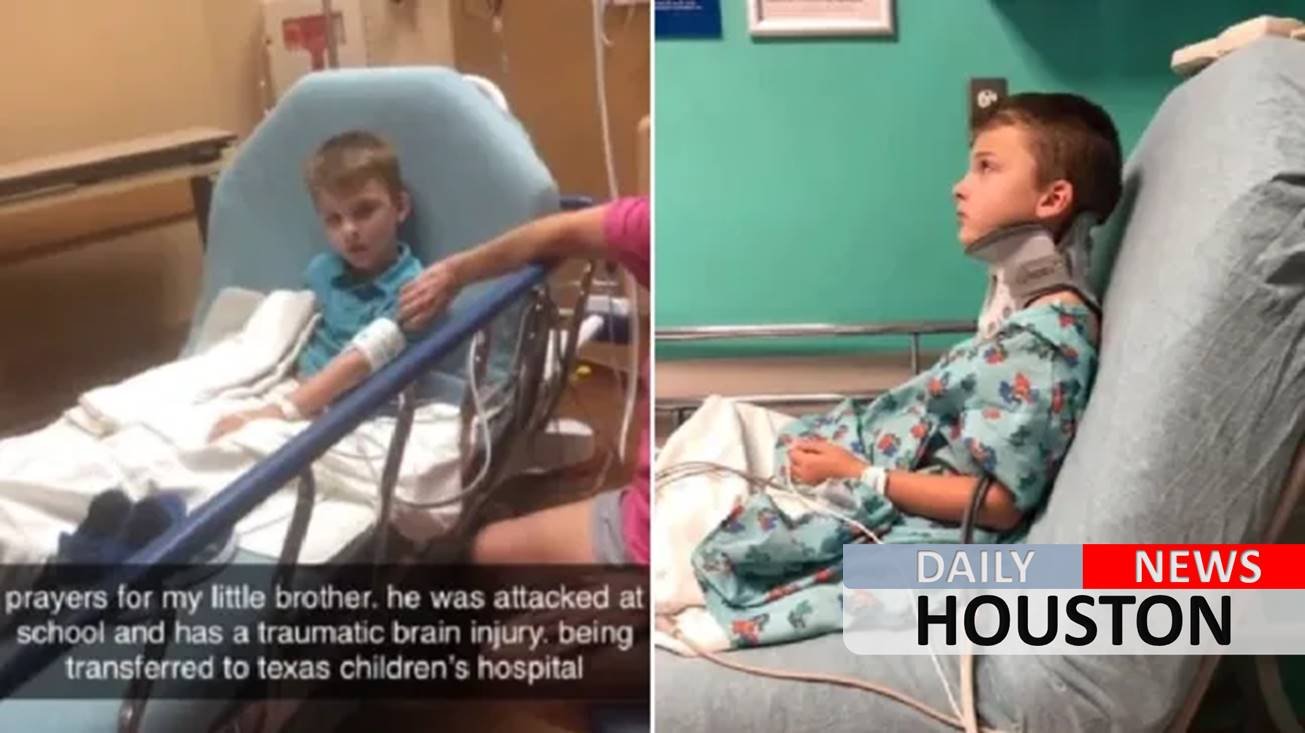Houston boy, 8, beaten unconscious by school bullies, suffered brain bleed