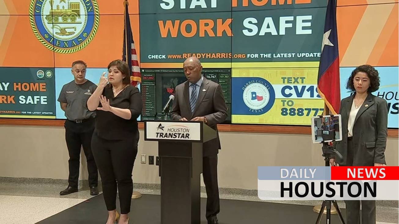 Houston Mayor Sylvester Turner gives COVID-19 update on 1st day of ‘Stay Home, Work Safe’ order