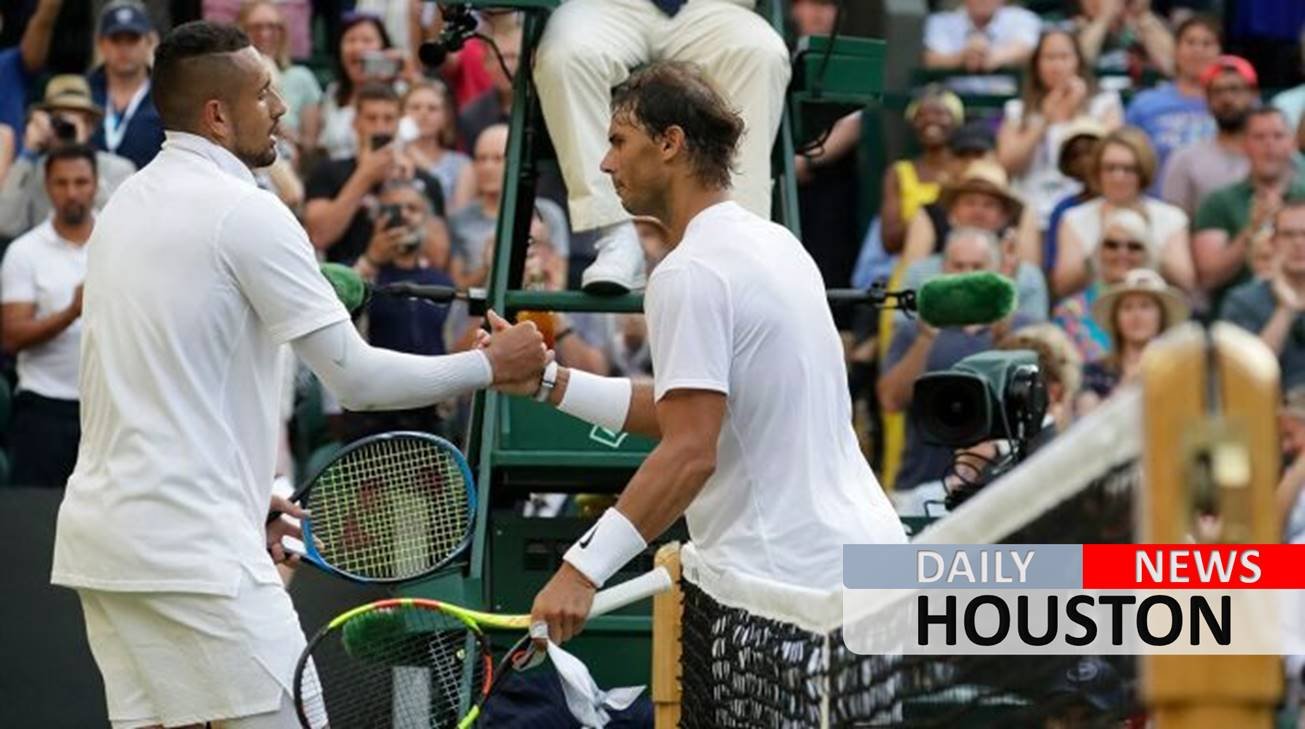 Nick Kyrgios refuses to apologize after hitting Rafael Nadal with ball during Wimbledon match