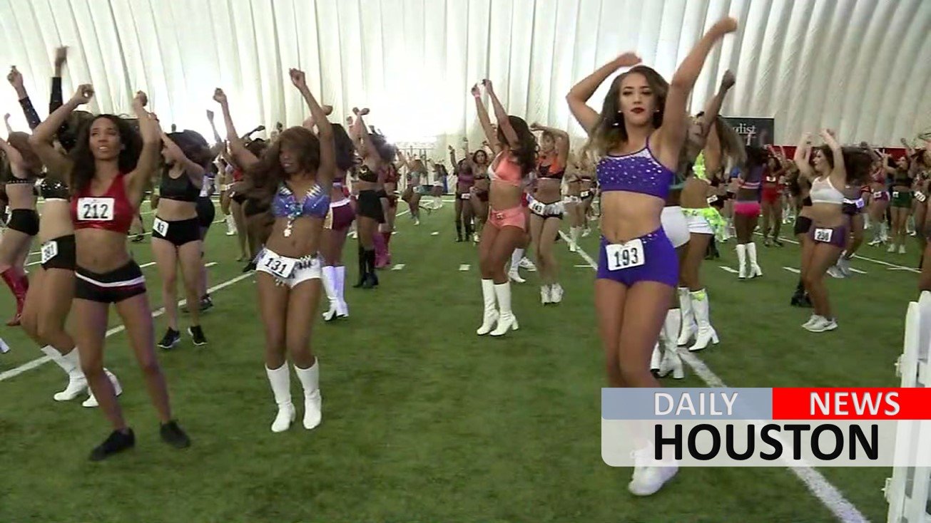 Houston Texans Cheerleader tryouts bring out hundreds of aspiring performers