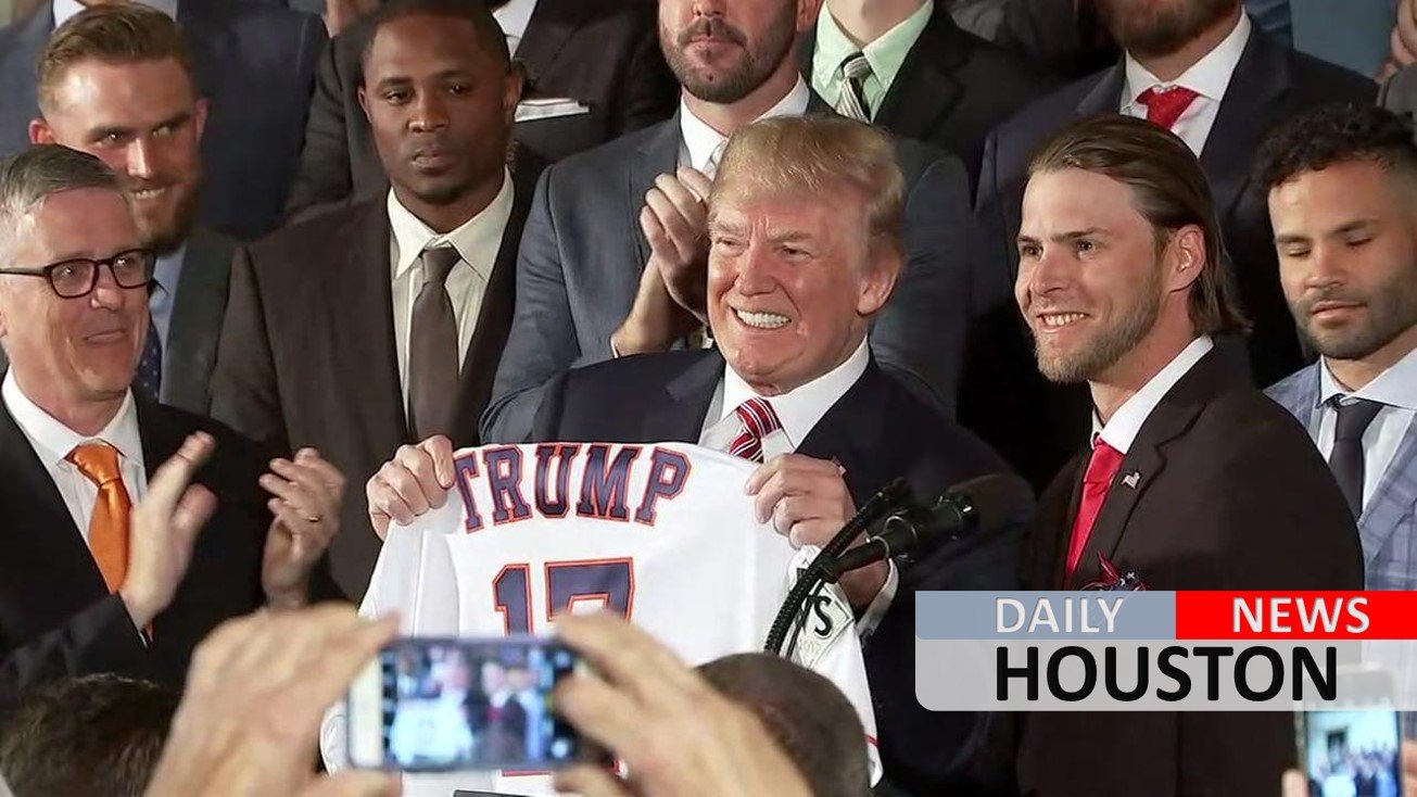 Houston Astros honored at the White House for World Series victory