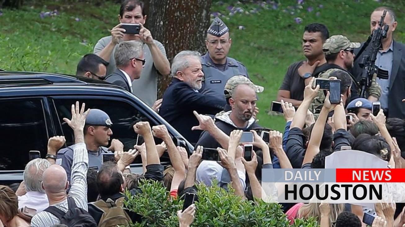 Brazil’s Lula leaves prison for grandson’s funeral