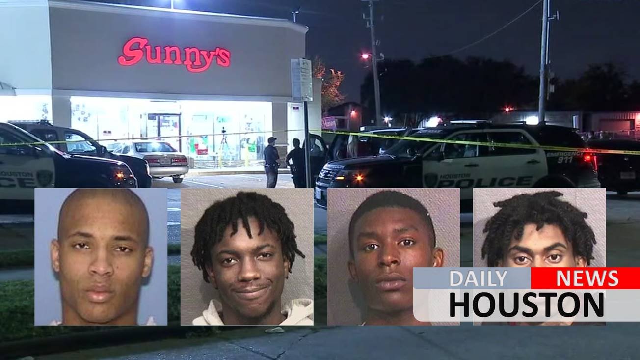4 men charged in murder of store clerk in SW Houston