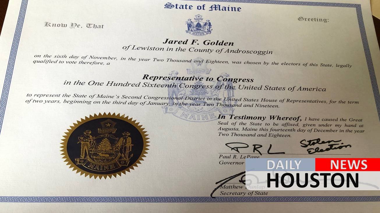 Maine governor scribbles ‘stolen election’ on certificate confirming Democrat’s election win
