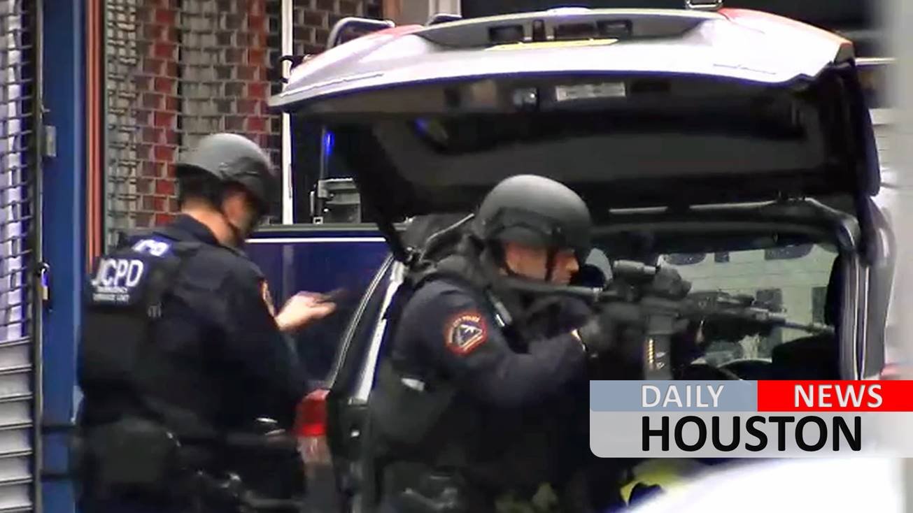 Jersey City police respond to active shooter situation, officer shot