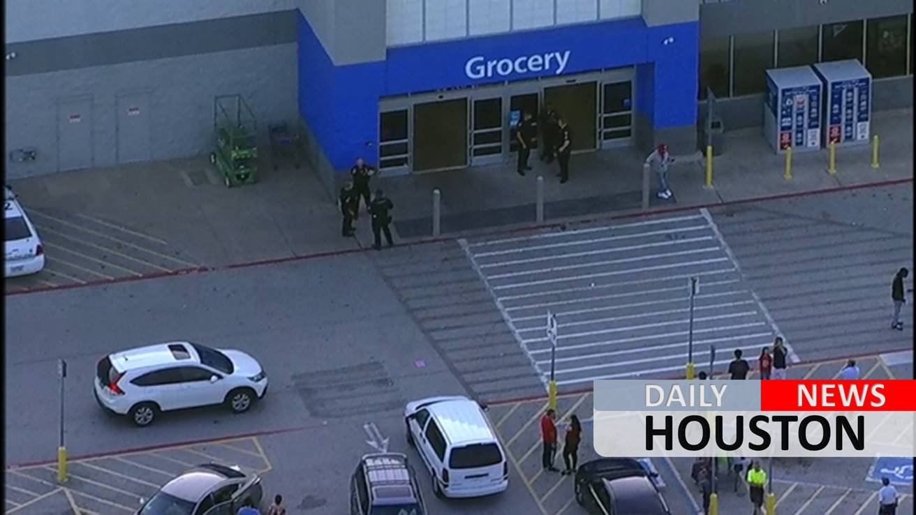 Walmart shoppers rush for exits amid threat at Houston store
