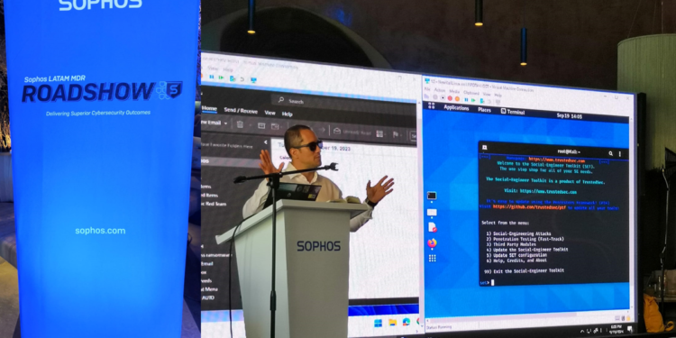 Cybersecurity specialists gathered at the Sophos Partner Roadshow 2023 in Mérida Yucatán, details Hals Intelligence
